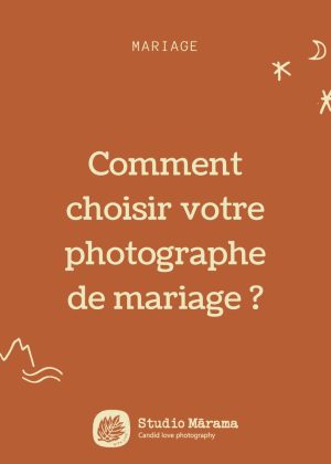 Blog article - How to choose your wedding photographer? (French)