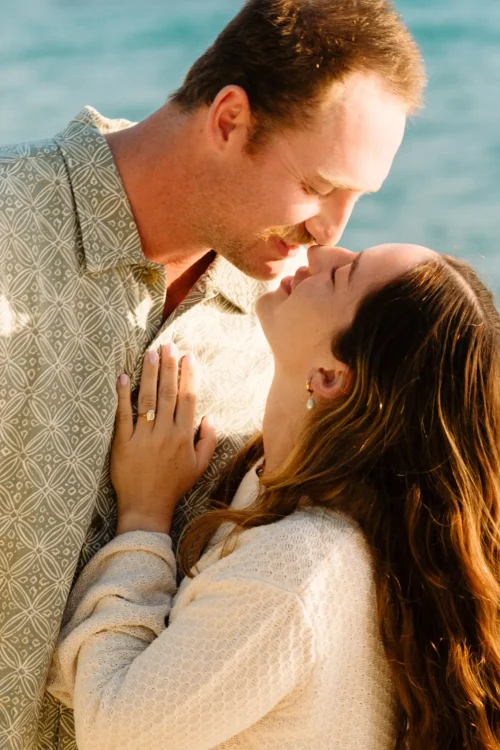SUNSET PROPOSAL ON A WHITE SAND BEACH IN TAHITI - Studio Marama with love