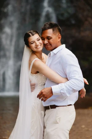 RELIGIOUS BOHO WEDDING IN TAHITI PENINSULA